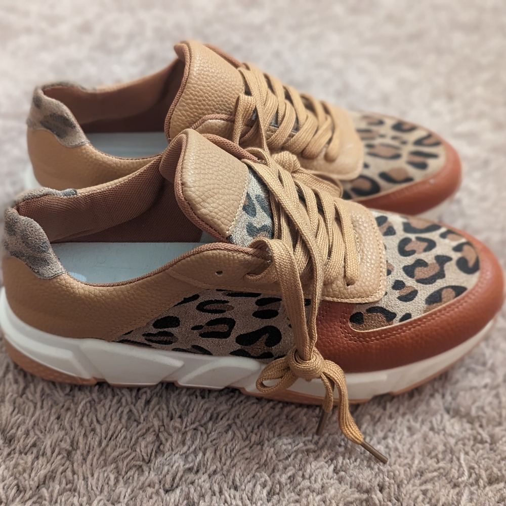 Leopard Tennis Shoes